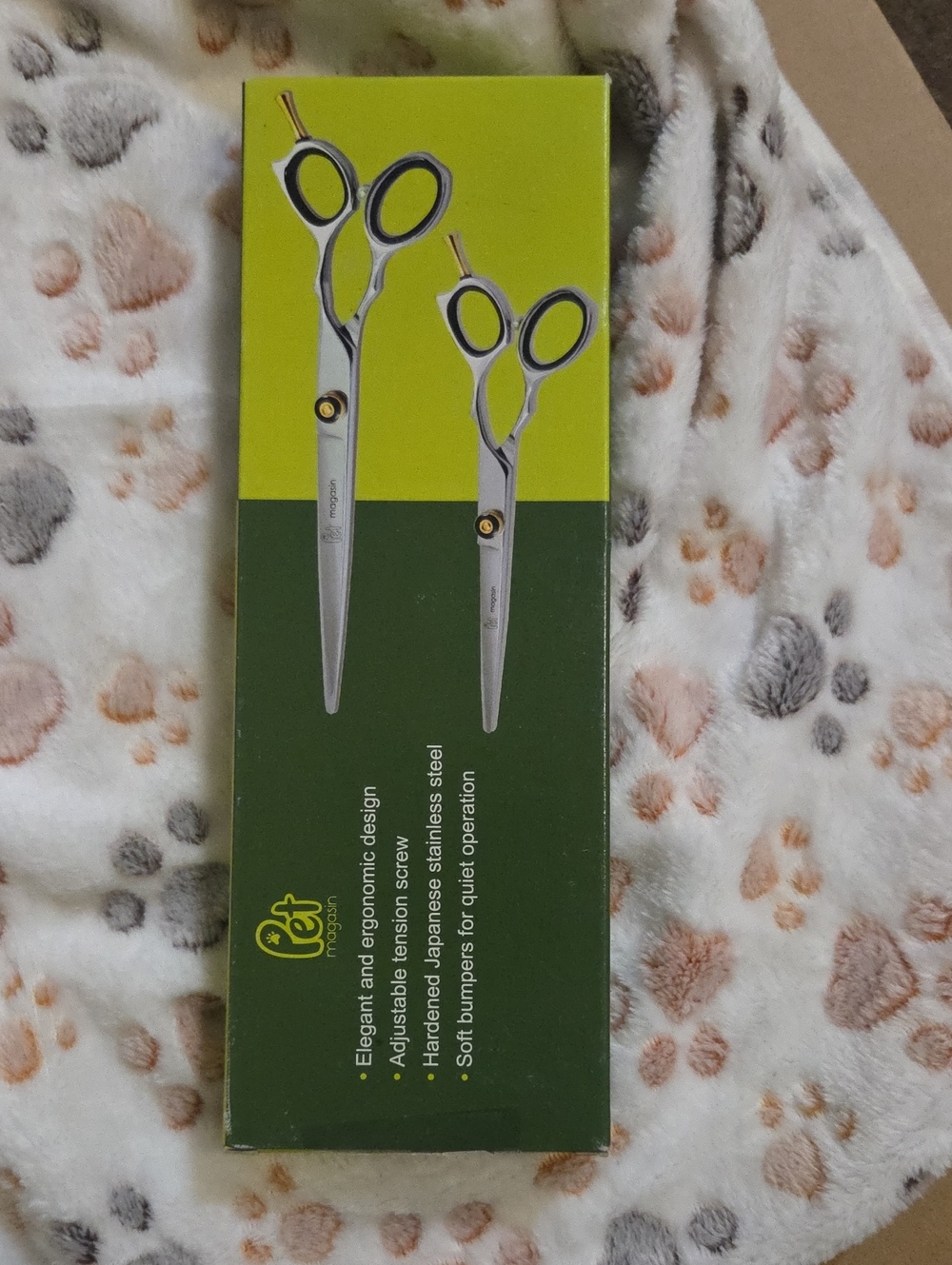 Grooming 2 PC Scissor Set Tool Kit - Green
